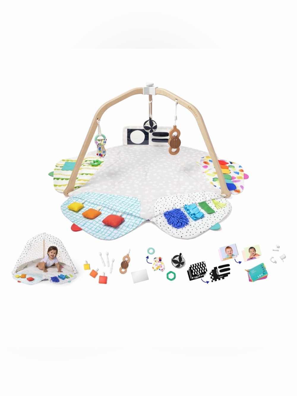 Lovevery Play Gym with Sensory Strands